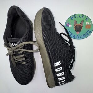 Nobull Shoes Women's 8 Outwork Cross Trainer Black Green Low Top Military